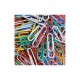 Pack 250 clips 28mm multicolor
