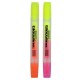 Resaltador doble punta Amarillo, Naranja, Rosado 2 - Pack