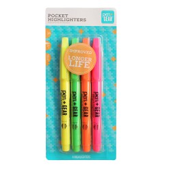 Resaltadores multicolor 4 - Pack