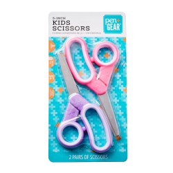 Tijeras Blunt para niños Rosada y Morada 2-Pack
