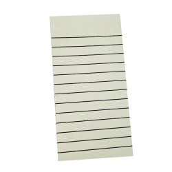 Notas adhesivas 125 hojas con rayas amarillo