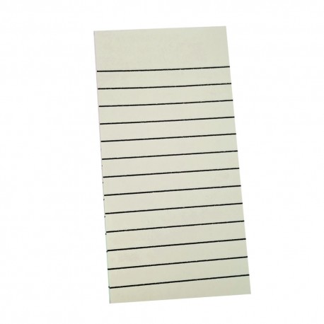 Notas adhesivas 125 hojas con rayas amarillo