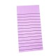 Notas adhesivas 125 hojas con rayas rosado