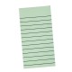 Notas adhesivas 125 hojas con rayas verde
