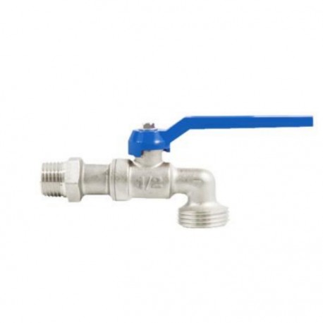 Llave de chorro paso rápido de 1/2" reforzada