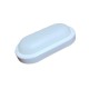 Vapoleta LED ovalada blanca 12w