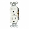 Tomacorriente doble 270 para empotrar Blanco Luminart