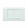 Interruptor sencillo 3 way para empotrar Blanco