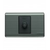 Dimmer sencillo para empotrar Plata