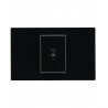 Dimmer sencillo para empotrar Negro