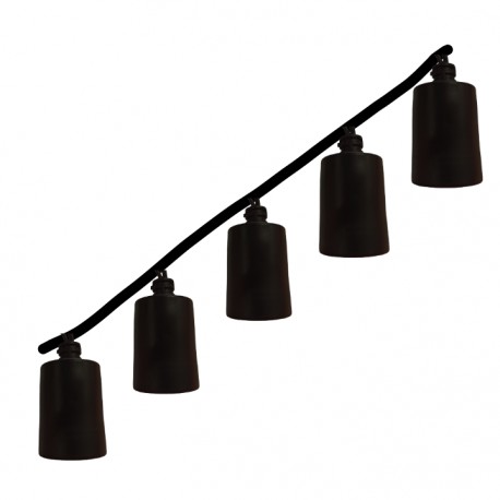 Extensión de bombillos Vintages 5 metros 5 socates