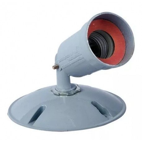 Base para reflector individual - E27 gris