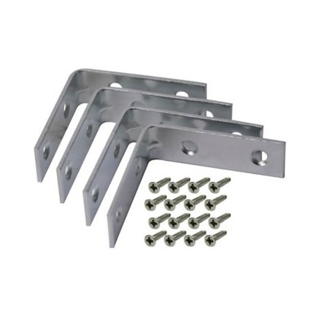 Escuadras L de refuerzo 2 1/2"