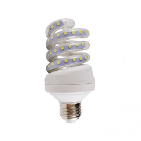 Bombillo LED Espiral 6500k E27 7W