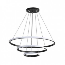 Lámpara Colgante de Techo Led 3 Anillos 160w