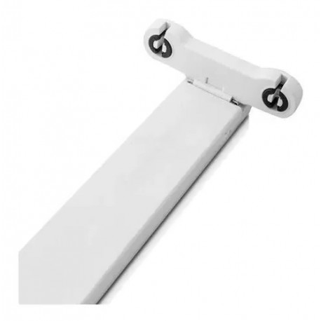 Base para tubo LED T8 de 1.20m doble con socate