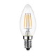 Bombillo LED Dimerizable tipo vela luz blanca E14 4W