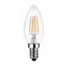 Bombillo LED Dimerizable tipo vela 2700k E14 4W