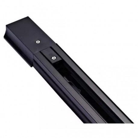 Riel para lámpara Led Negro 1.5m.