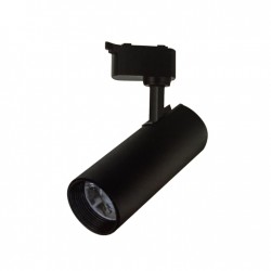 Lámpara LED para riel de 10w 6500K Negra