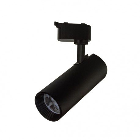 Lámpara LED para riel de 10w 6500K Negra