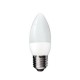 Bombillo LED tipo vela luz blanca E27 5w