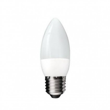 Bombillo LED tipo vela luz blanca E27 5w
