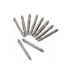 Caja 10u Doble Punta Para Taladro Destornillador 6.5 cm