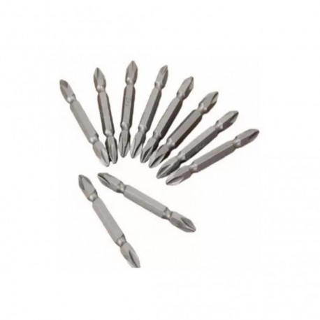 Caja 10u Doble Punta Para Taladro Destornillador 6.5 cm