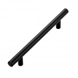 Tirador tipo T 200mm x 128mm Negro Mate