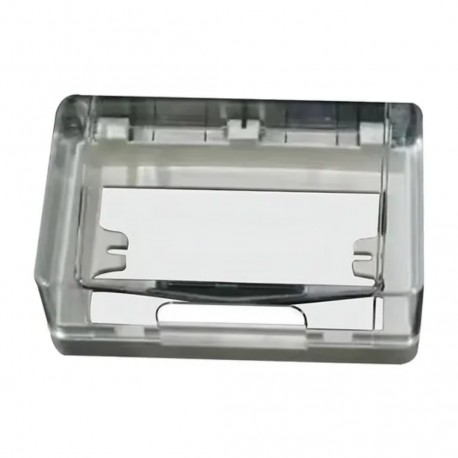 Tapa protectora para tomacorriente doble plástica