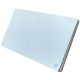 Interruptor doble 3 way para empotrar Blanco Prisma