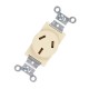 Tomacorriente Sencillo 220V para Empotrar Marfil