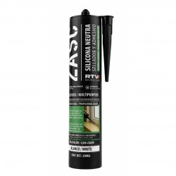 Sellador de silicona RTV Blanco 300ml ZASC