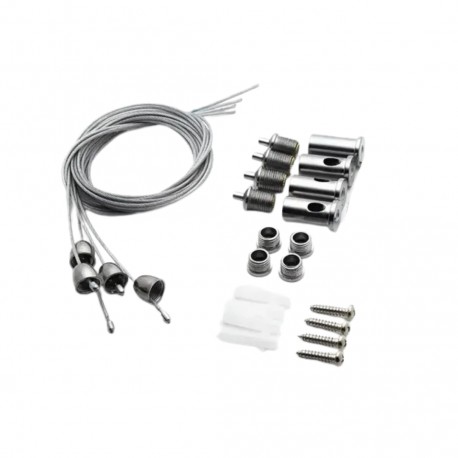 Guaya de acero para panel LED 4 sets
