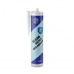 Sellador de silicona Acético Transparente 300 Gr JM