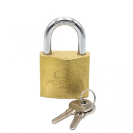 Candado Plano Hierro Cuello Estándar 40mm Fortek