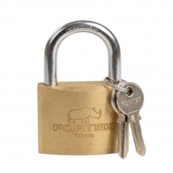Candado Plano Hierro Cuello Estándar 60mm Fortek