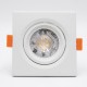 Lámpara Spot Led Cuadrada Para Empotrar, 3500K, 5W