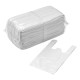 Bolsa Plástica Tipo Camiseta Blanca 15 Kg Paq. 100 Unidades.