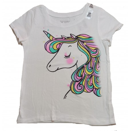 Franela Estampado Unicorn para niñas