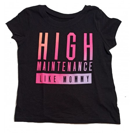 Franela estampado HIGH MAINTENANCE para niñas