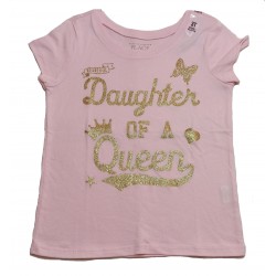 Franela estampado DGHTR OF A QUEEN para niñas