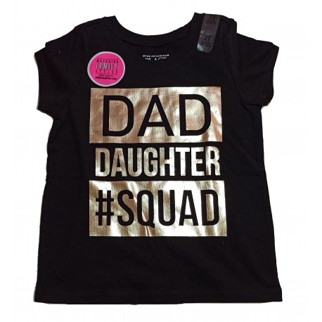 Franela estampado DAD DGHTR para niñas