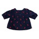 Blusa estampada con botones