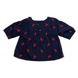 Blusa estampada con botones