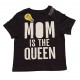 Franela estampado MOM IS THE QUEEN para niños