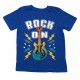 Franela estampado ROCK ON para niños